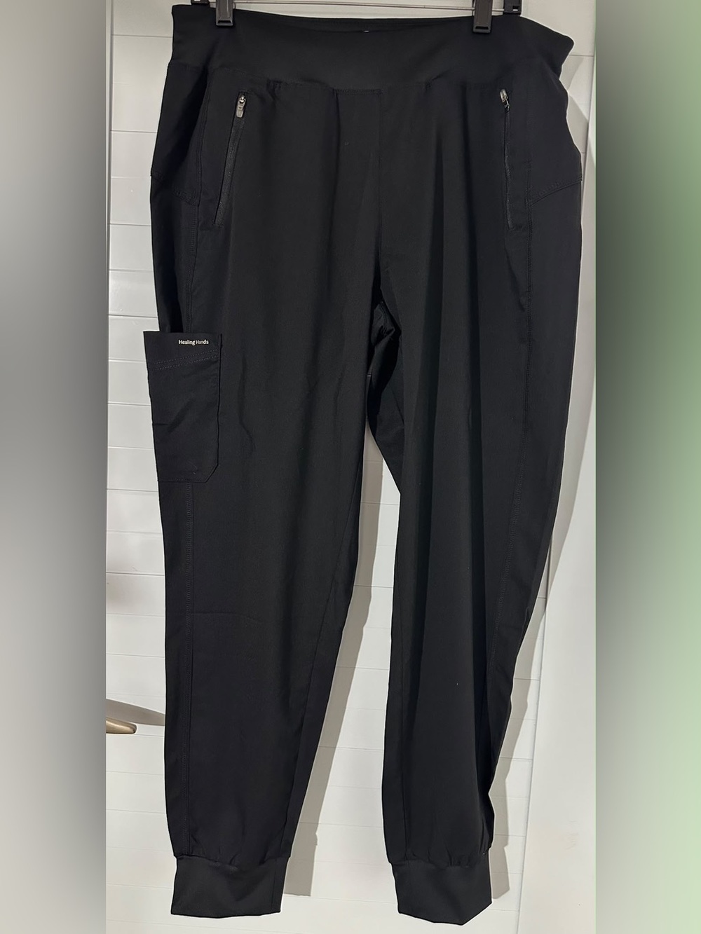 Black Men’s Jogger Pants with Zip Pockets